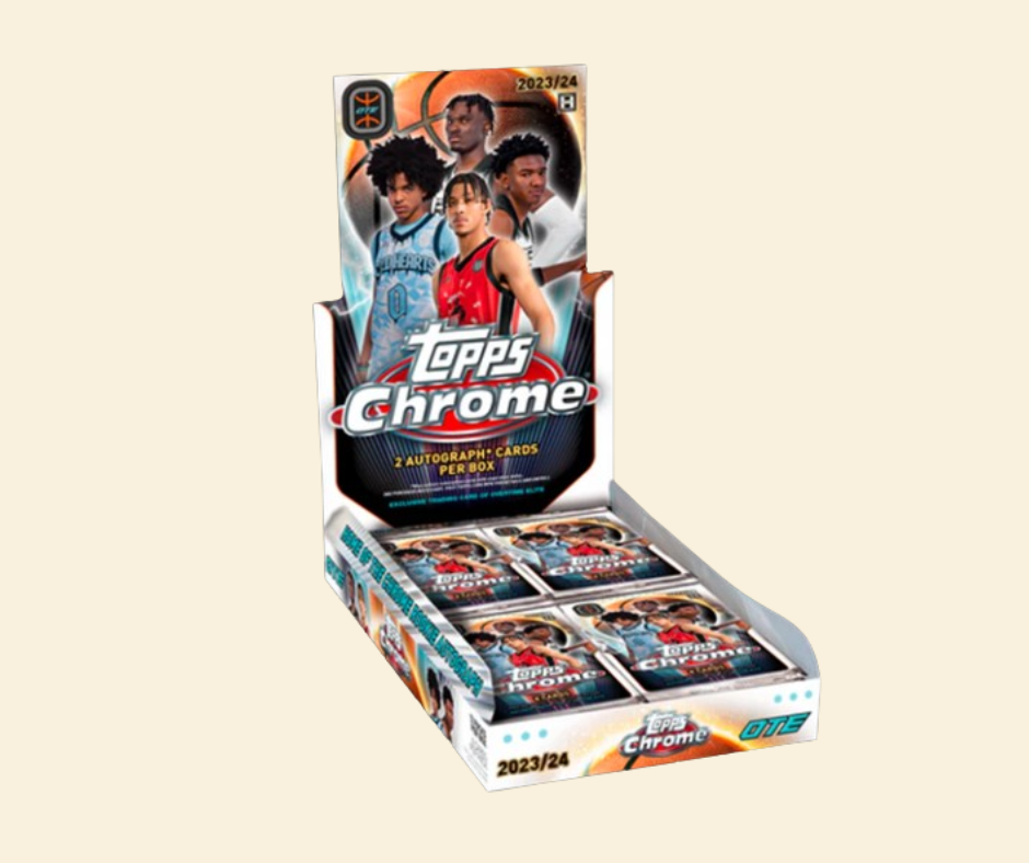 2023-24 Overtime Elite Topps Chrome Basketball Sealed Hobby Box