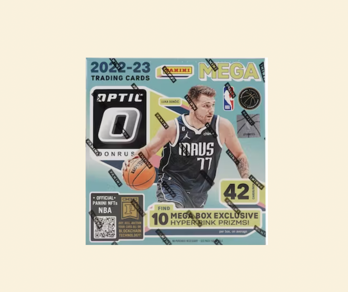 2022-23 Donruss Optic NBA Sealed Mega Box (Pink Hyper)