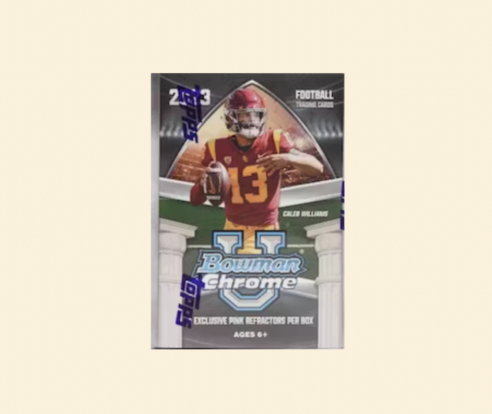 2023 Bowman University Chrome Football Sealed Blaster Box