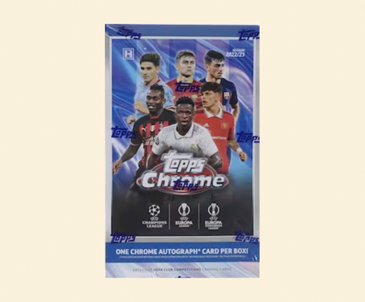 2022-23 Topps Chrome UEFA Soccer Sealed Hobby Box