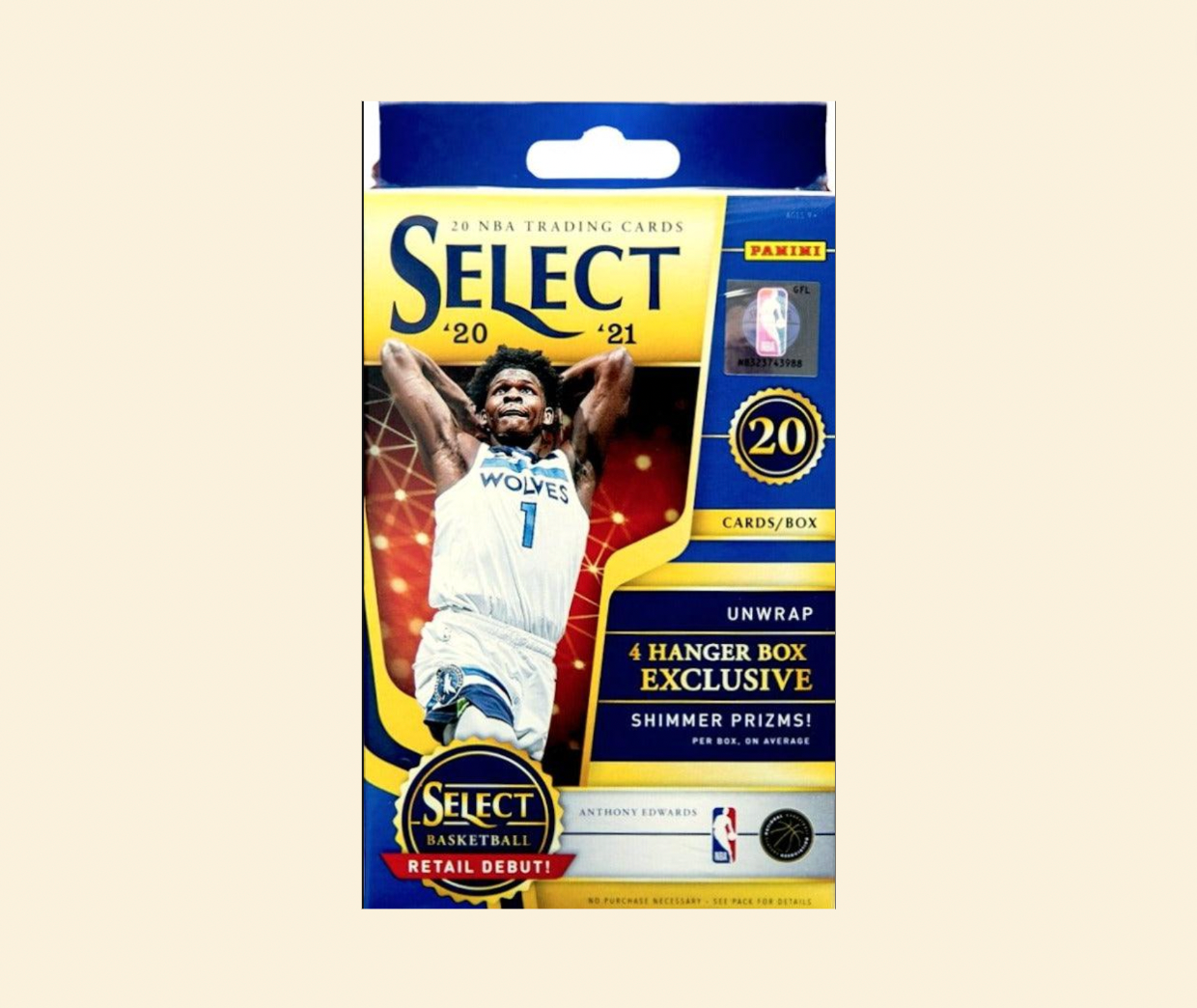 2020-21 Panini Select Basketball Sealed Hanger Box