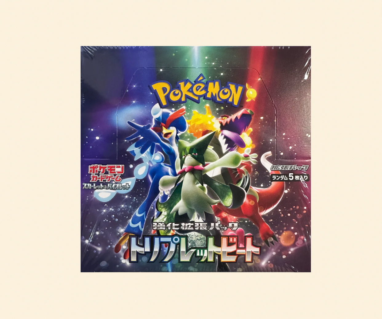 Pokemon: Scarlet & Violet - Triplet Beat - Japanese Booster Sealed Box