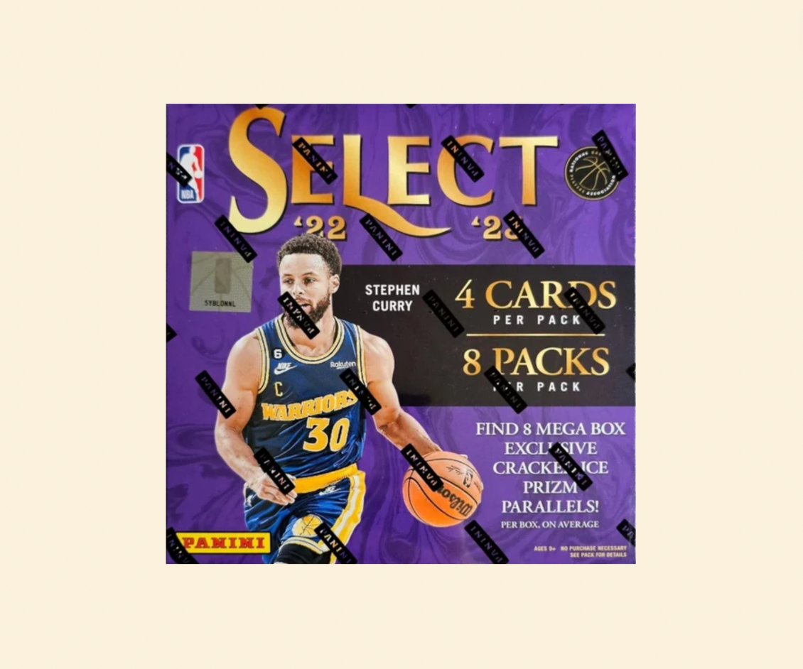 2022-23 Select Basketball Sealed Mega Box (Cracked Ice Parallels)