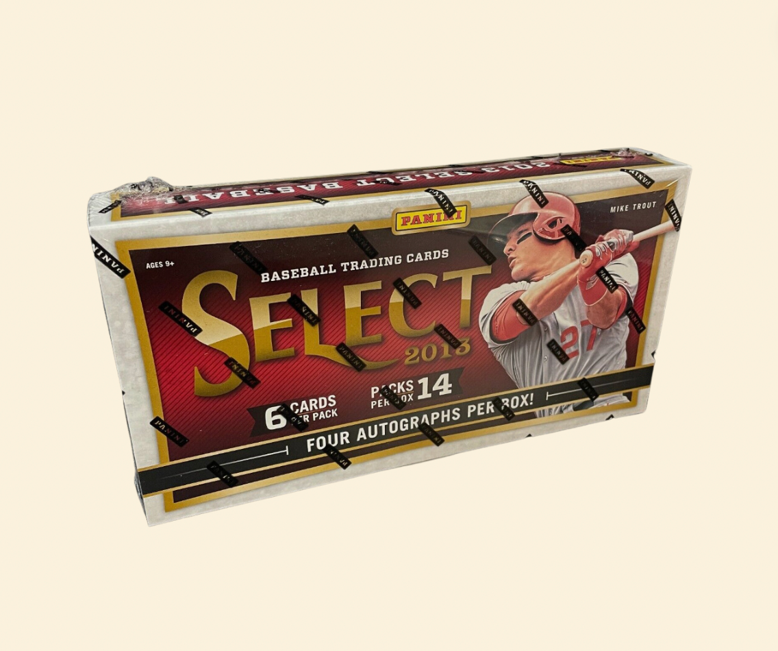 2013 Panini Select Baseball Sealed Hobby Box Inaugural MLB Edition *4 Autos per Box*