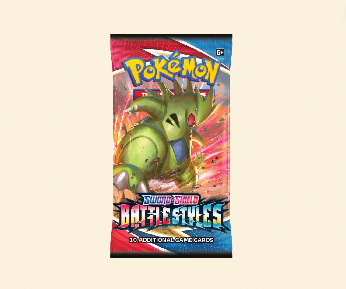 1 Pack from Pokemon Battle Styles Booster Box - Sword & Shield 1PK