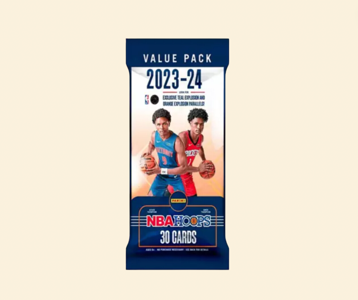 Pack 2023-24 Panini NBA Hoops Basketball Sealed Fat Pack