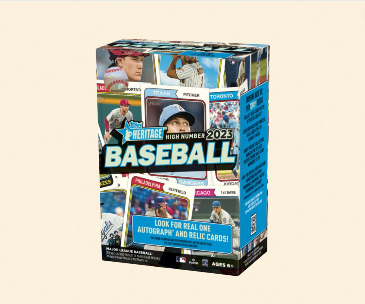 2023 Topps Heritage High Number Baseball Blaster Box