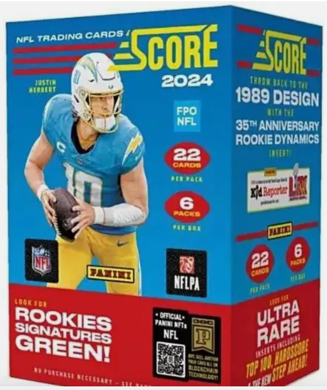 2024 Panini Score Football Blaster Box (Blue Box)