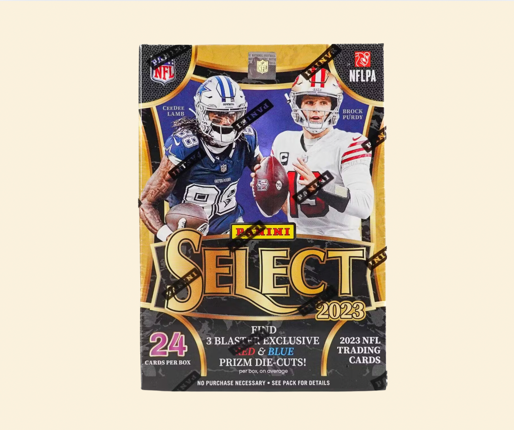 2023 Select Football NFL Sealed Blaster Box Green/Yellow Die-Cuts