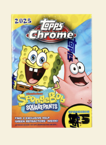 spongebob topps chrome booster box Bleecker Trading
