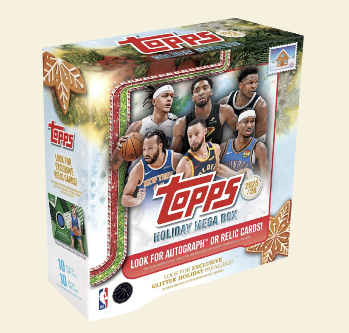 2025-26 Topps Holiday Basketball Mega Box (Presale)