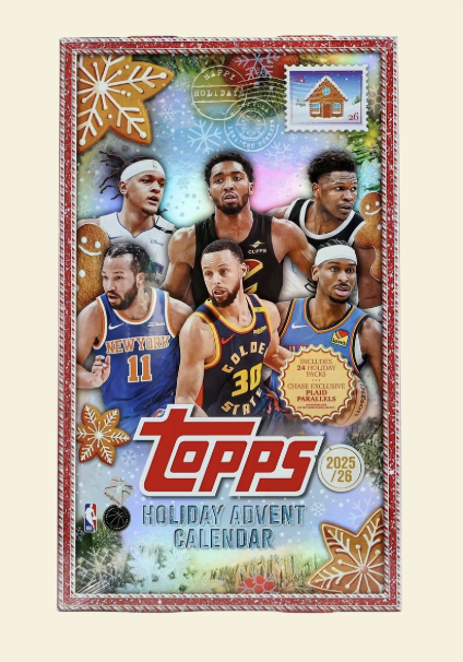 2025-26 Topps Holiday Basketball Countdown Calendar Box (Presale)