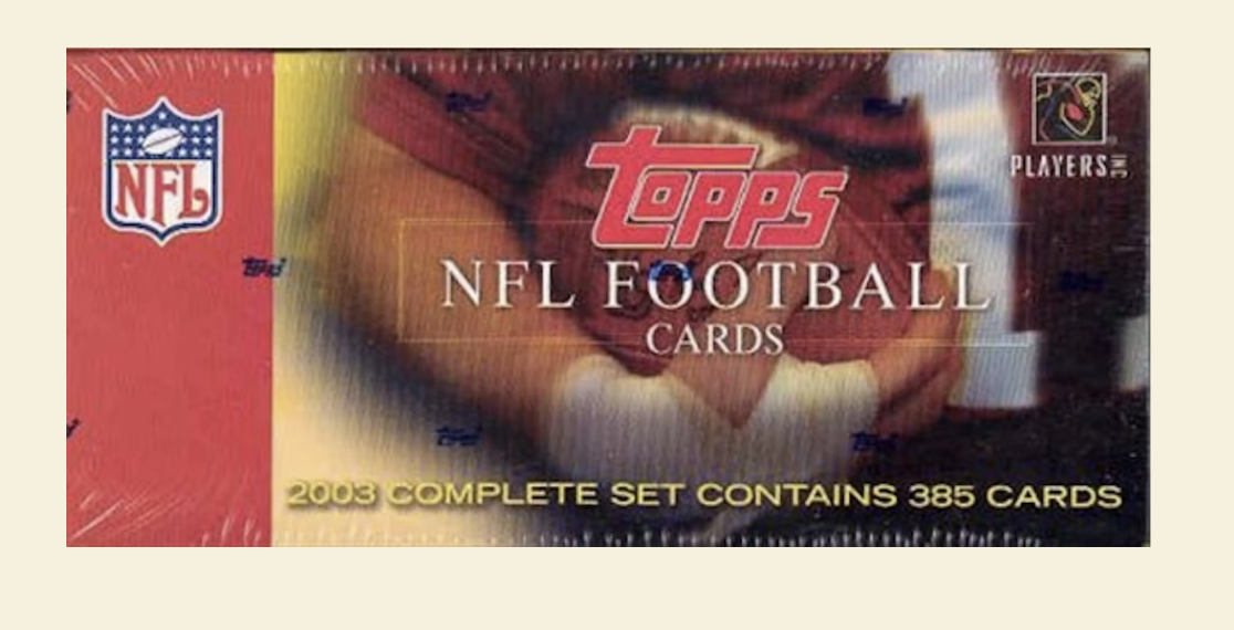 2003 Topps Football Complete Set