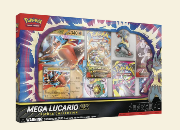 【新品未開封】Mega Lucario EX Figure Box ポケモン Bleecker Trading - Pokemon: Mega Lucario EX Figure Collection Box