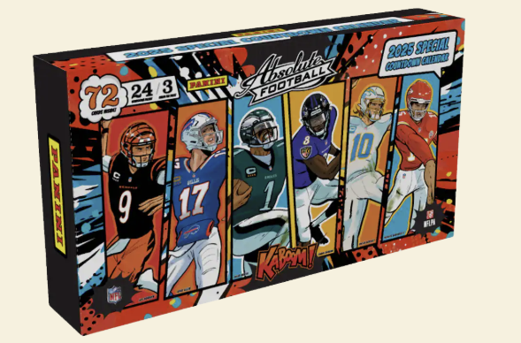 2025 Panini Absolute Football Countdown Calendar Box