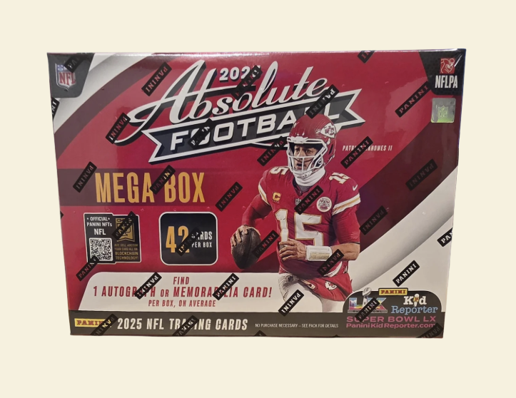 2025 Panini Absolute Football Hobby Mega Box