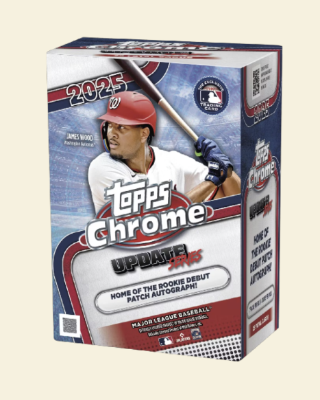 2025 Topps Chrome Update Series Baseball Blaster Box