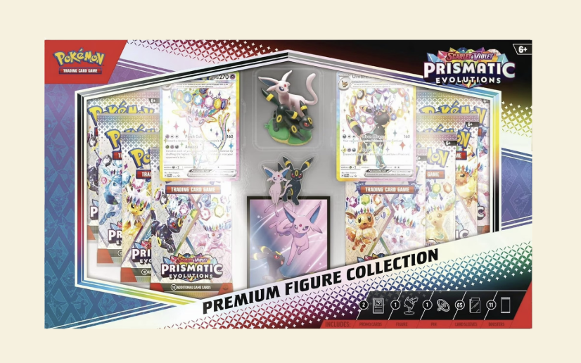 Pokemon: Prismatic Evolutions Premium Figure Collection Box