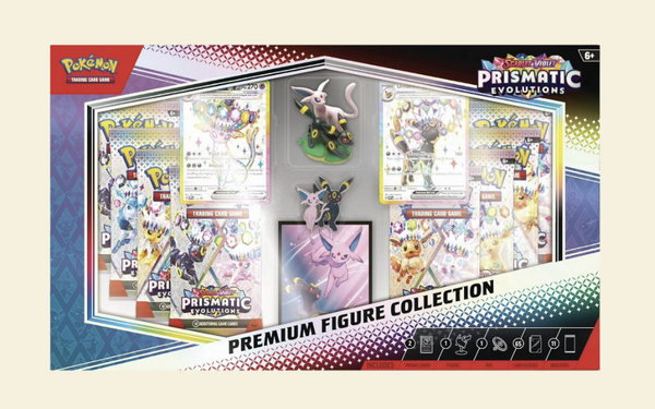 Bleecker Trading - Pokemon: Prismatic Evolutions Premium Figure Collection Box Bleecker Trading - Pokemon: Prismatic Evolutions Premium Figure Collection Box