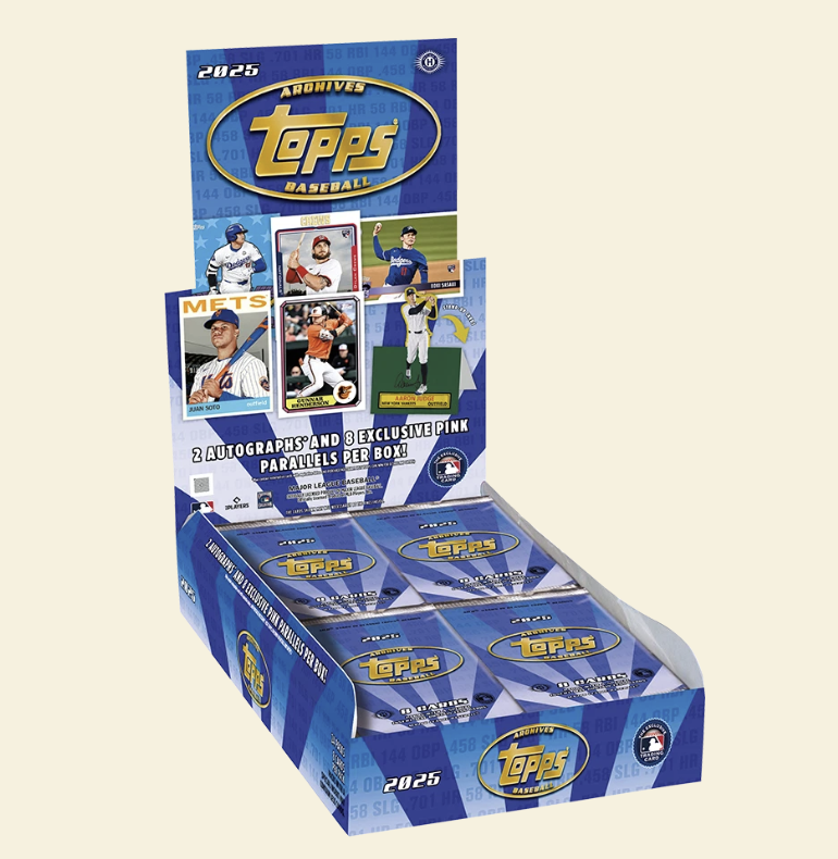 2025 Topps Archives Baseball Hobby Box (Presale)
