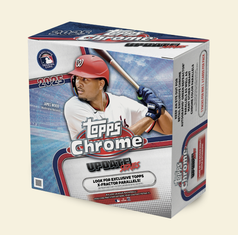 2025 Topps Chrome Update Series Baseball Mega Box (Presale)