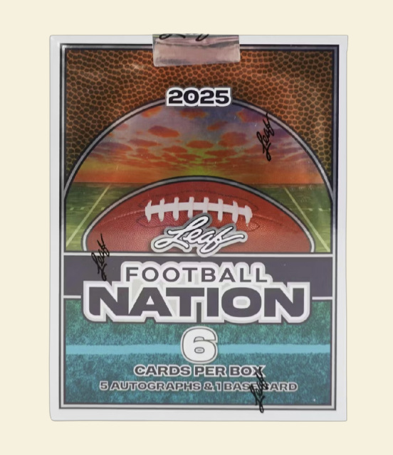 2025 Leaf Football Nation Hobby Box