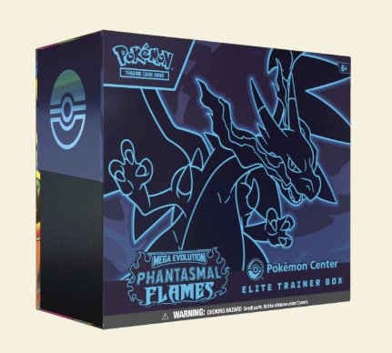 Pokemon: Phantasmal Flames Pokemon Center Elite Trainer Box Pokemon: Phantasmal Flames Pokemon Center Elite Trainer Box