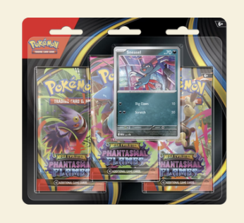 Pokemon: Phantasmal Flames Three Pack Blister