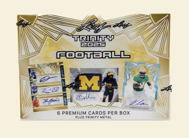 2025 Leaf Trinity Football Hobby Box