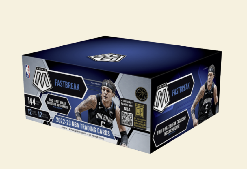 22-23 Panini Mosaic Fast Break Basketball Hobby Box