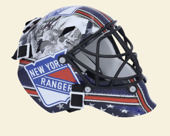 Igor Shesterkin New York Rangers Autographed Mini Goalie Mask