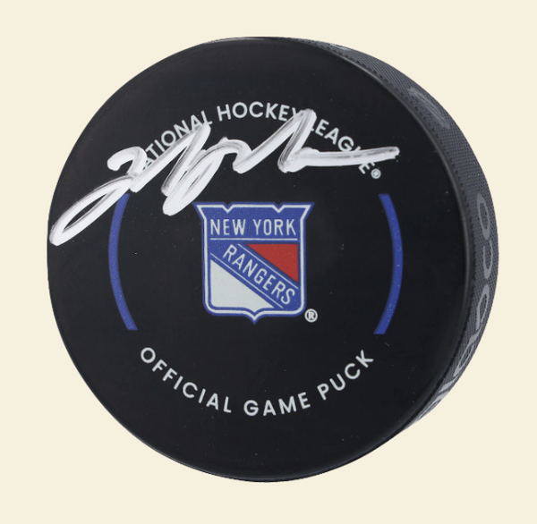 Mark Messier New York Rangers Autographed Official Game Puck