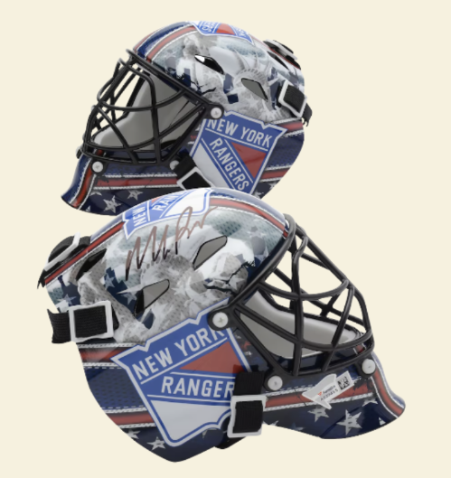 Mike Richter New York Rangers Autographed Mini Goalie Mask