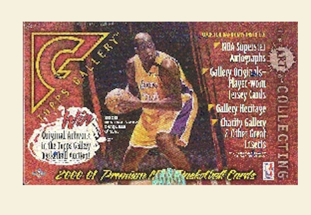 2000-01 Topps Gallery Basketball Hobby Box