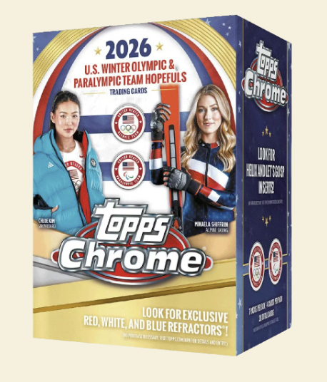 2026 Topps Chrome U.S. Olympics Blaster Box (Presale)