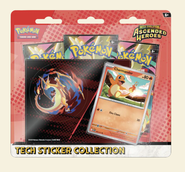 Pokemon: Ascended Heroes Tech Sticker Collection (Presale)