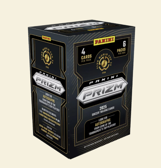 2025 Panini Prizm FIFA Club World Cup Soccer Blaster Box