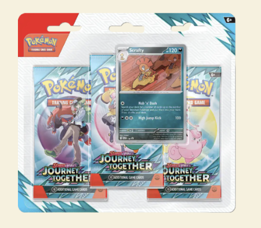 Pokemon: Journey Together 3-Pack Blister