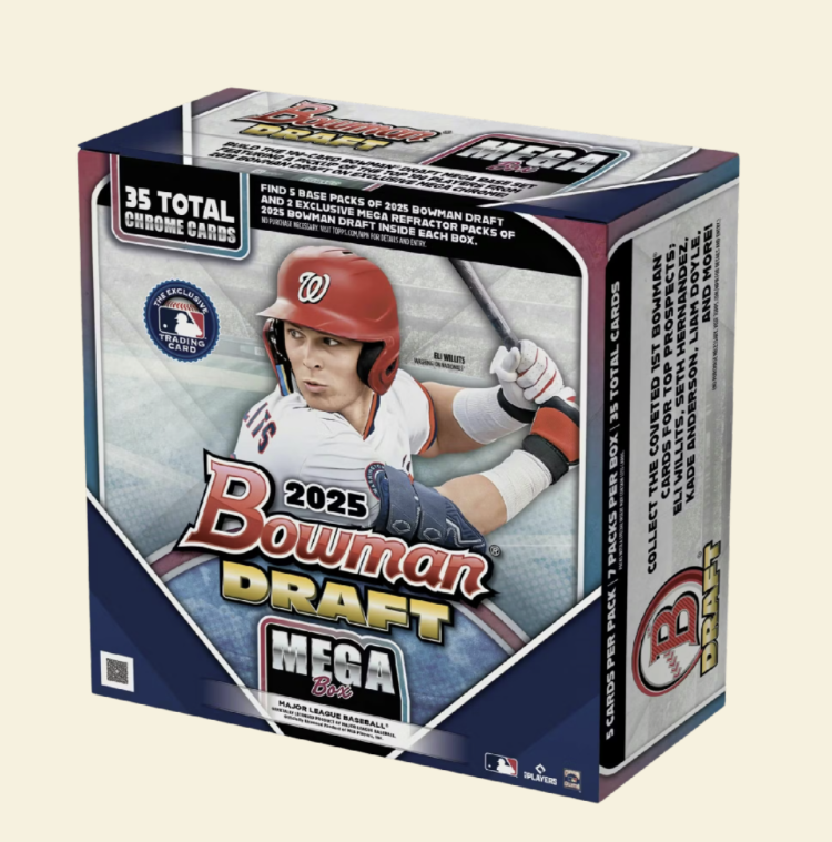 2025 Bowman Draft Baseball Mega Box (Presale)