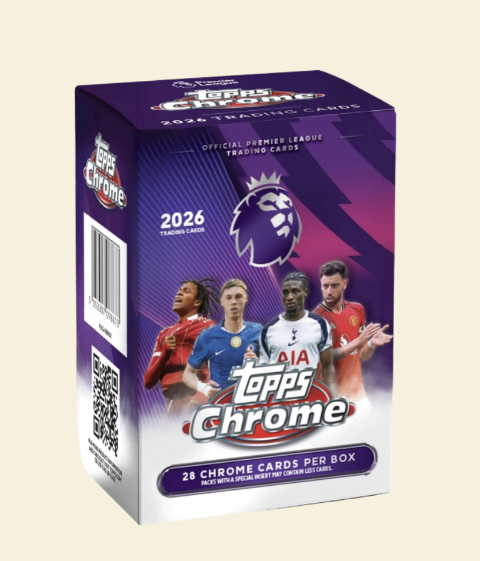 2026 Topps Chrome Premier League EPL Soccer Blaster Box (Presale)
