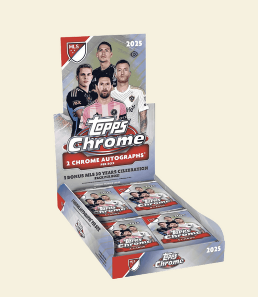 2025 Topps MLS Chrome Soccer Hobby Box