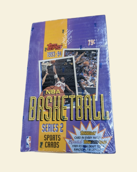 1993-94 Topps NBA Basketball Series 2 Hobby Box