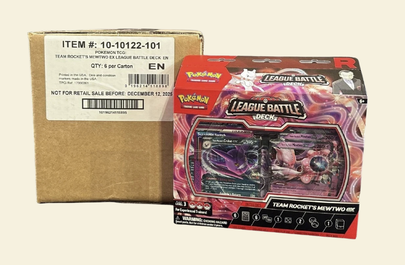 Pokemon: Team Rocket’s Mewtwo ex League Battle Deck Case