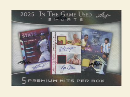 2025 Leaf In The Game Used Hobby Box