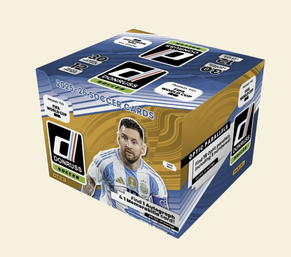 2025-26 Panini Donruss Road To FIFA World Cup 26 Soccer Hobby Box (Presale)