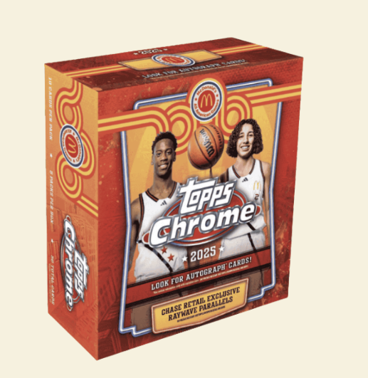 2025-26 Topps Chrome McDonald's All-American Basketball Mega Box (Pres