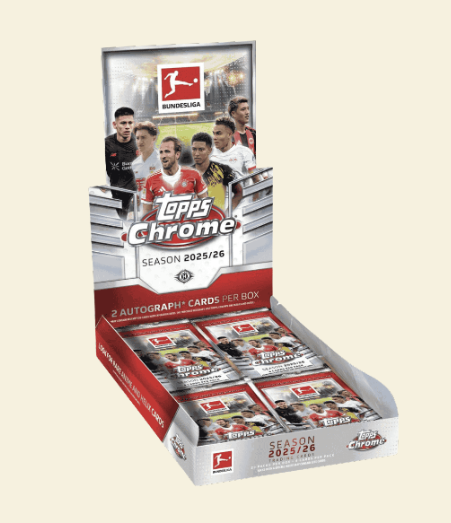 2025-26 Topps Chrome Bundesliga Soccer Hobby Box (Presale)