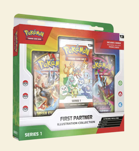 Pokemon: First Partner Illustration Collection Series 1 (Presale)