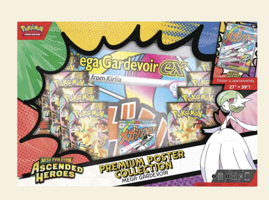 Pokemon: Ascended Heroes Premium Poster Collection (Presale)