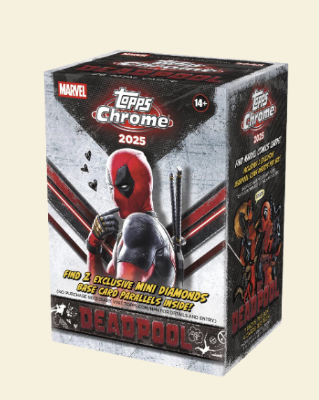 Bleecker Trading - 2025 Topps Chrome Marvel Deadpool Blaster Box
